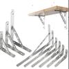 2Pcs Heavy Duty Stainless Steel L Type Bracket - Angle Bracket For Wall Mounting, 90 Degree Right Angle Corner Support