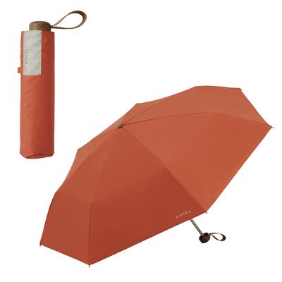 Sonnenschirm SiNCA MINI 53 Rot UV für sonniges und regnerisches Wetter Faltbarer Regenschirm 53cm für Damen und Herren winddicht bis schick Wpc. {100% Verdunkelung, 99,9%