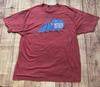 Mingua Beef Jerky Promo T Shirt Made In Kentucky Bull Rare HTF Size 2XL XXL Red