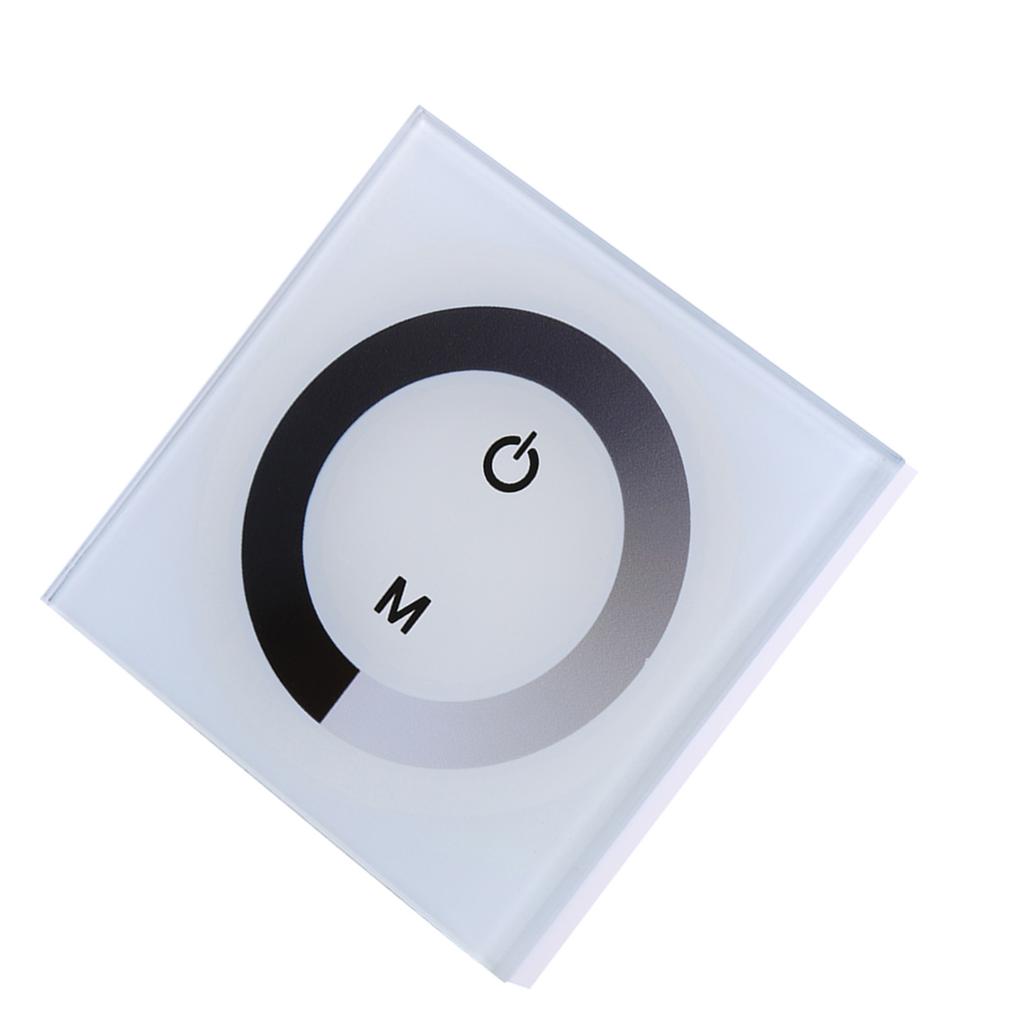 Single Color Touch Panel Dimmer Wall   Controller LED Light Strip   12V-24V  Black