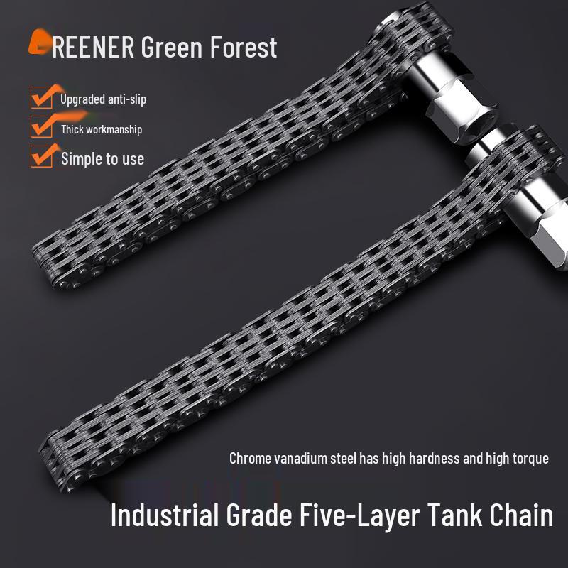 Chain Strap Oil Filter Removal Wrench Tool