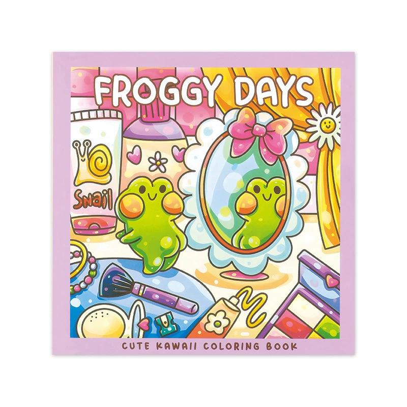 Strašidelně roztomilá omalovánka pro teenagery a dospělé: Čmárej a maluj