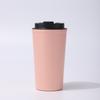 500ml Double Wall 304 Stainless Steel Coffee Cup, Leakproof Flip Lid Vacuum Insulated Travel Mug for Office Car Daily Use