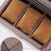 Eco-Friendly Leather Classic Best Selling Style Dust-Proof Watch Storage Display Box With Lock Glass Window Watch Box