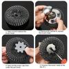 1Pcs Stainless Steel Kitchen Pot Brush With Ergonomic Handle Wire Ball Cleaning Tools Home Kitchen Dish Washing Accessories
