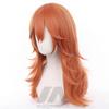 Angel Devil for Chainsaw Man Bangs Long Orange Brown Cosplay Wigs Halloween Costume Party AdultHair Wig