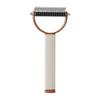 Pet Detangling Comb, Dual-Sided Dematting Tool, Safe Pet Undercoat Rake, Deshedding Tool with Sticky Pet Hair Remover for Cats Dogs Grooming Furniture