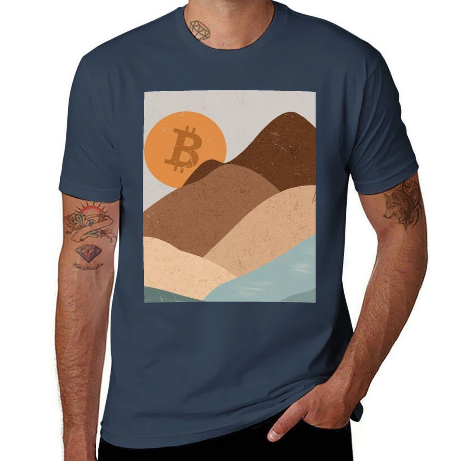 Bitcoin Tshirt Casual Trendy Short Sleeve Tshirt S