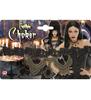 Gothic Black Choker Necklace Rose Witch Ball