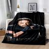 3D Sebastian Stan Handsome Actro Soft Flannel Blanket for Bed Bedroom Sofa Picnic,Throw Blanket for Cover Office Gift Kids