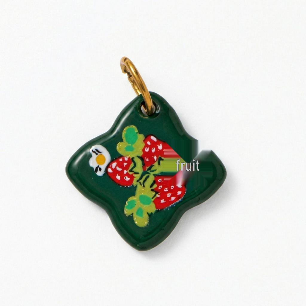 18K Gold Stainless Steel Cat Pendant - Durable & Color-Retaining DIY Accessory