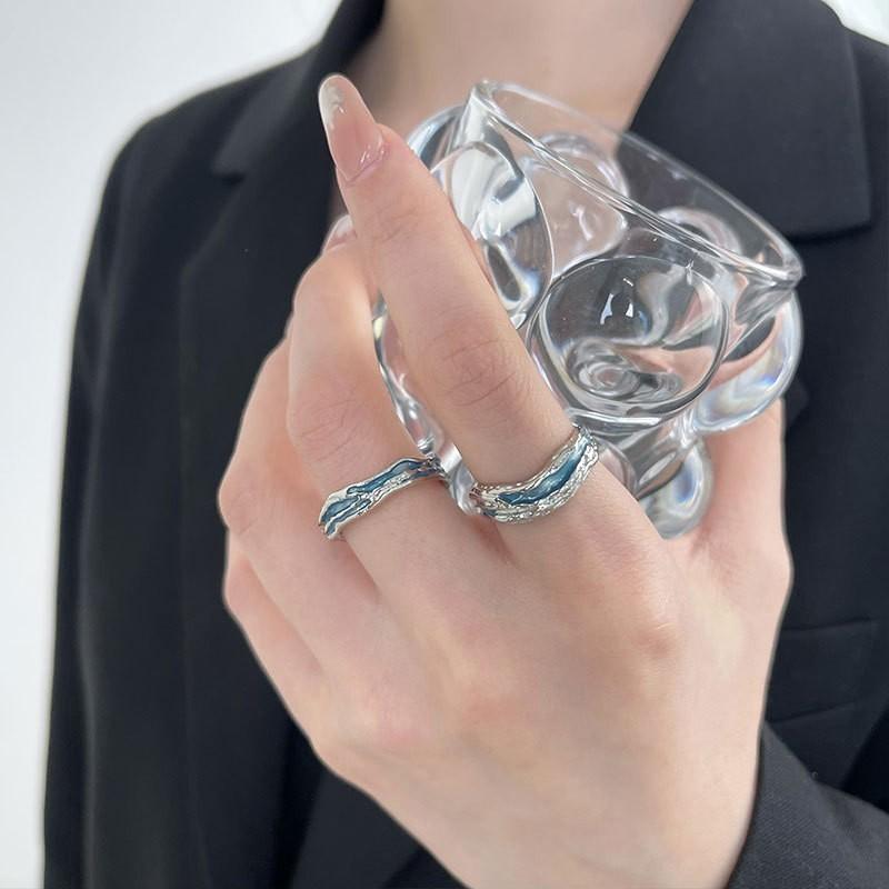 Stylish And Unique 2022 Adjustable Open Ring For Women With Geometric Design And Premium Copper Material