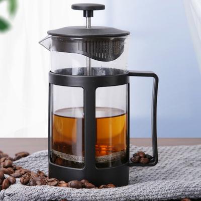 Kaffepress Kaffebryggare Värmebeständigt Glas Tebryggare med 80-Mesh Filter Kaffepress