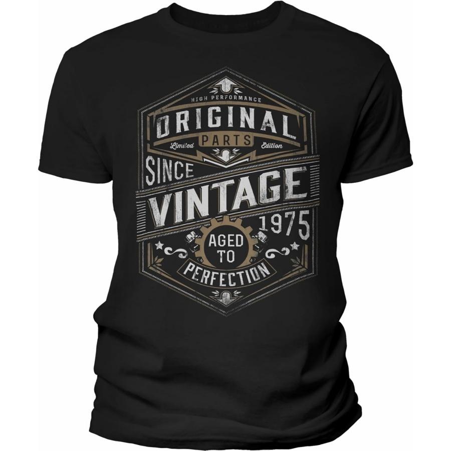 50th Birthday Gift for Men - Vintage 1975 Aged to Perfection - Gear - 50th Birthday Shirt XXXXXL разноцветный