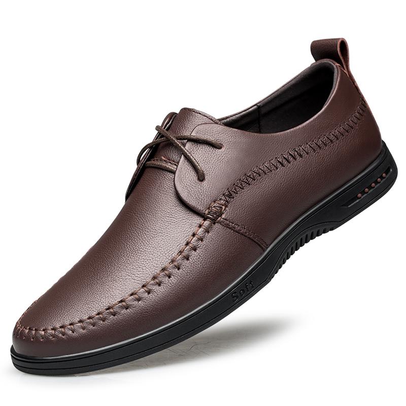 Мужская повседневная обувь из натуральной кожи — фото 9