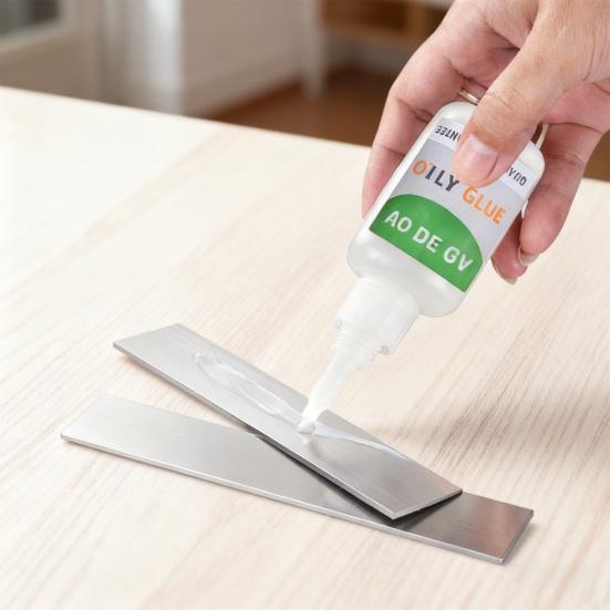 50G Oily Glue with Dropper High Strength Strong Adhesion Universal Glue Fast Cure Instant Bonding Welding Glue for Metal Wood Ceramics Faux