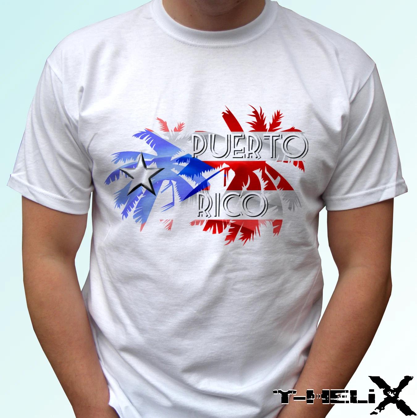 

Puerto Rico palm flag - white kids boys T-Shirt holiday top design s s kids baby 110