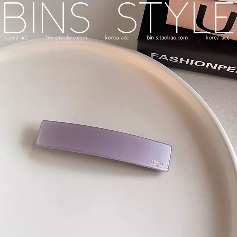 

Корейский простой стиль однотонная черепаховая заколка-зажим для волос