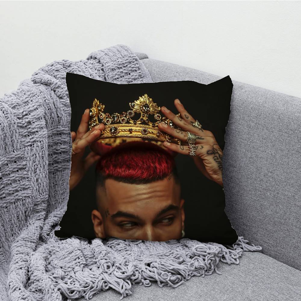 SANTANA MONEY GANG Sfera Ebbasta Throw Pillow Case For 45x45cm 55x55cm 30x30cm Square Car Pillowcase Home Bedchamber Decor Gift