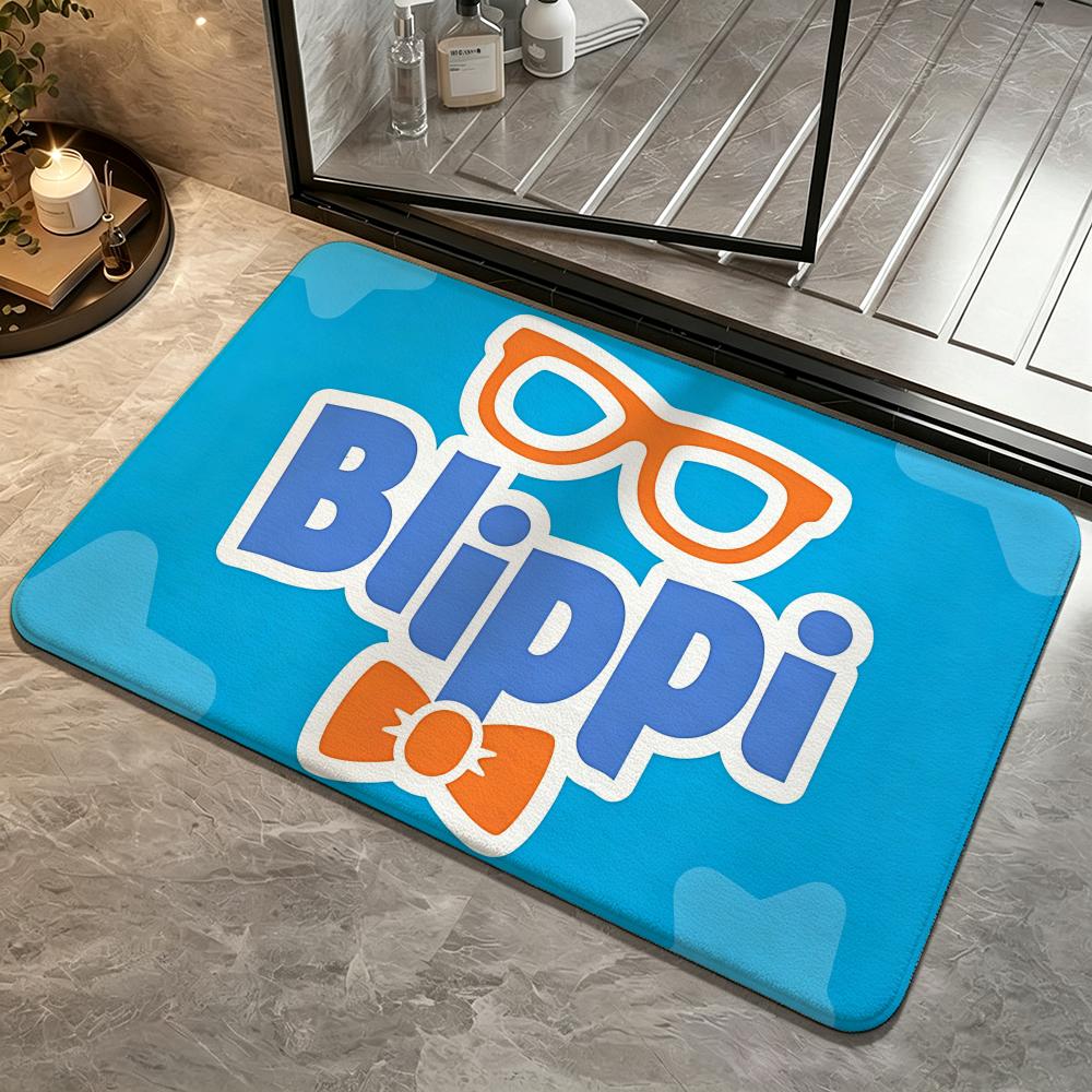 IP-BlippiS Floor Mat Bedroom Carpet, Bathroom Foot Mat, Doormat, Non-Slip Absorbent Multi-Use
