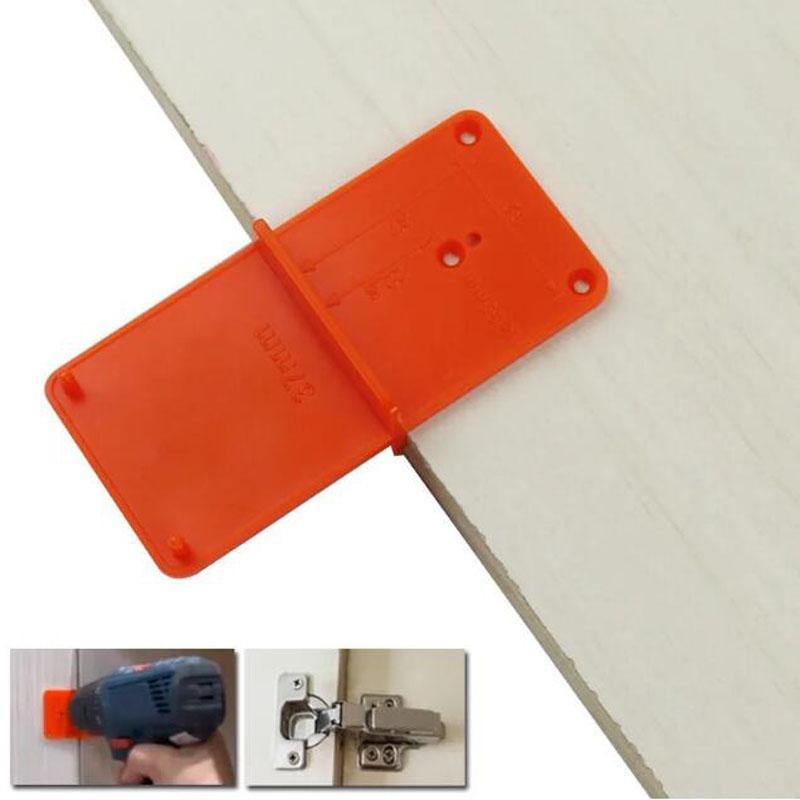 35/40mm Punch Hinge Drill Hole Opener Locator Guide Drill Bit Hole Tools Door Cabinets DIY Template for Woodworking Hand Tools