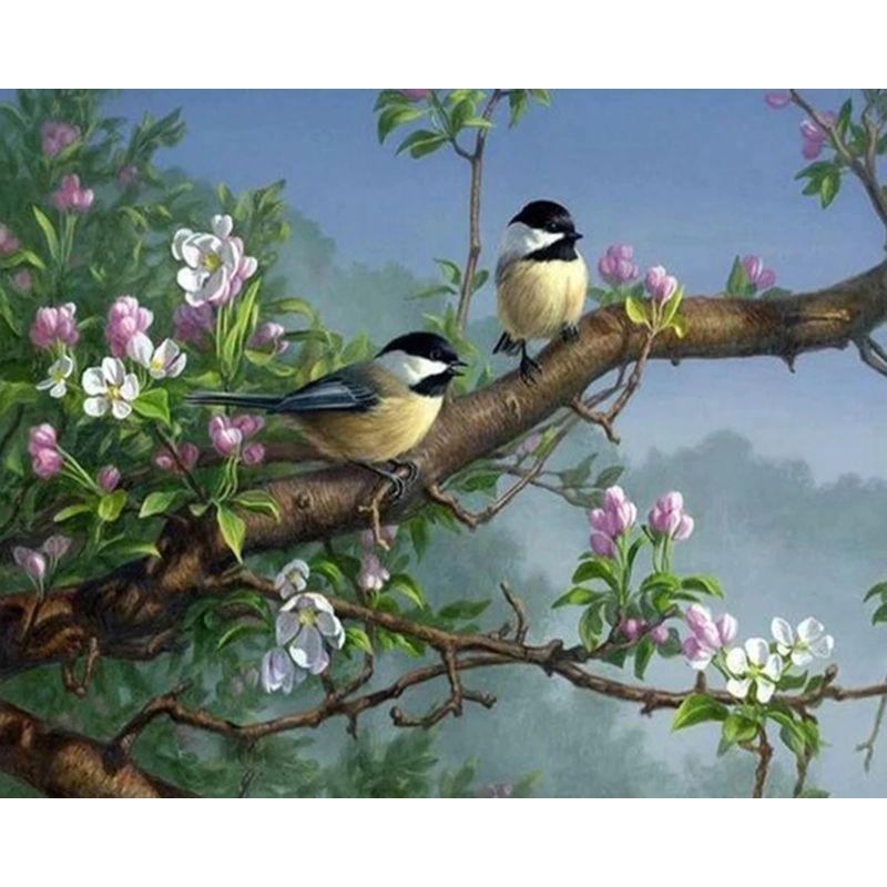 5D Diamond Painting Flower Bird Rhinestone Kit Diamond Embroidery Animal Cross Stitch Diamond Mosaic Home Decor