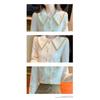 Doll Collar Chiffon Blouse for Women, New Spring and Autumn 2026 Fashionable and Stylish Lace Base Shirt