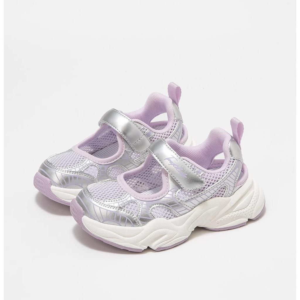 Girls Baotou Sandals Summer 2025 New Mesh Hollow Children's Sneakers Breathable Girls Casual Single Mesh Shoes