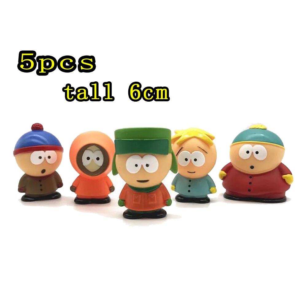 

5pcs Set Southern Park Action Figure Toy Stan Eric Creative Austral Park Doll Home Decoration Model Kids Gift