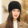 Women Winter Hat Fashion Decorate Beanie Hat Warm Winter Cap For Female Casual Streetwear Knitted Hat