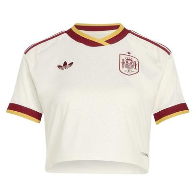 Originals Climacool Spain 26 Away Short Sleeve Crew Neck Moisture Wicking Striped Soccer Jersey Women Jersey KE8078