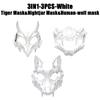 Prom Dance Half Face Masks Skeleton Bone Animals Halloween Party Cosplay Spooky Costume Masks Props Accessory Essential