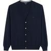 Brooks Brothers Men's V-Neck Logo Cardigan
