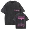 Vintage Washed Ed Sheeran Play Tour 2026 Pop Music TShirt Men Women Harajuku Fashion Fans Oversized T Shirt Hip Hop Streetwear