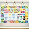 2D Colorful Kids Learning Chart Tapestry, Classroom & Nursery Decor