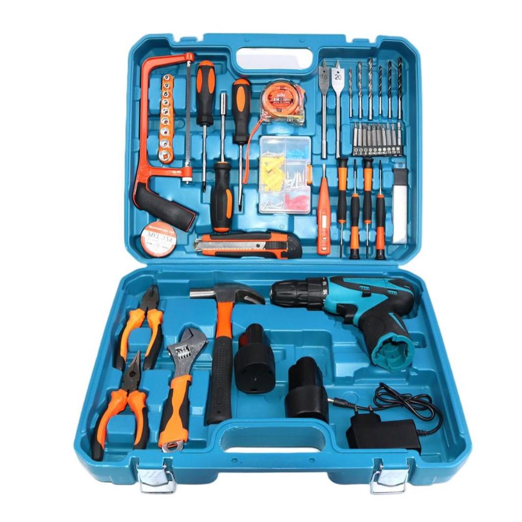 12V Lithium Battery Handheld Drill & Screwdriver - Household & Industrial Grade Electric Tool.
