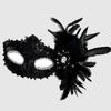 Masquerade Mask Half Face Mask Rhinestones Mask Party Mask Feather Mask Halloween Mask Evening Proms Mask