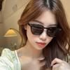 Fashion Summer Black Square Sunglasses UV400 Women Vintage Rivets Punk Sun Shades Glasses Luxury Men Brand Design Eyewear