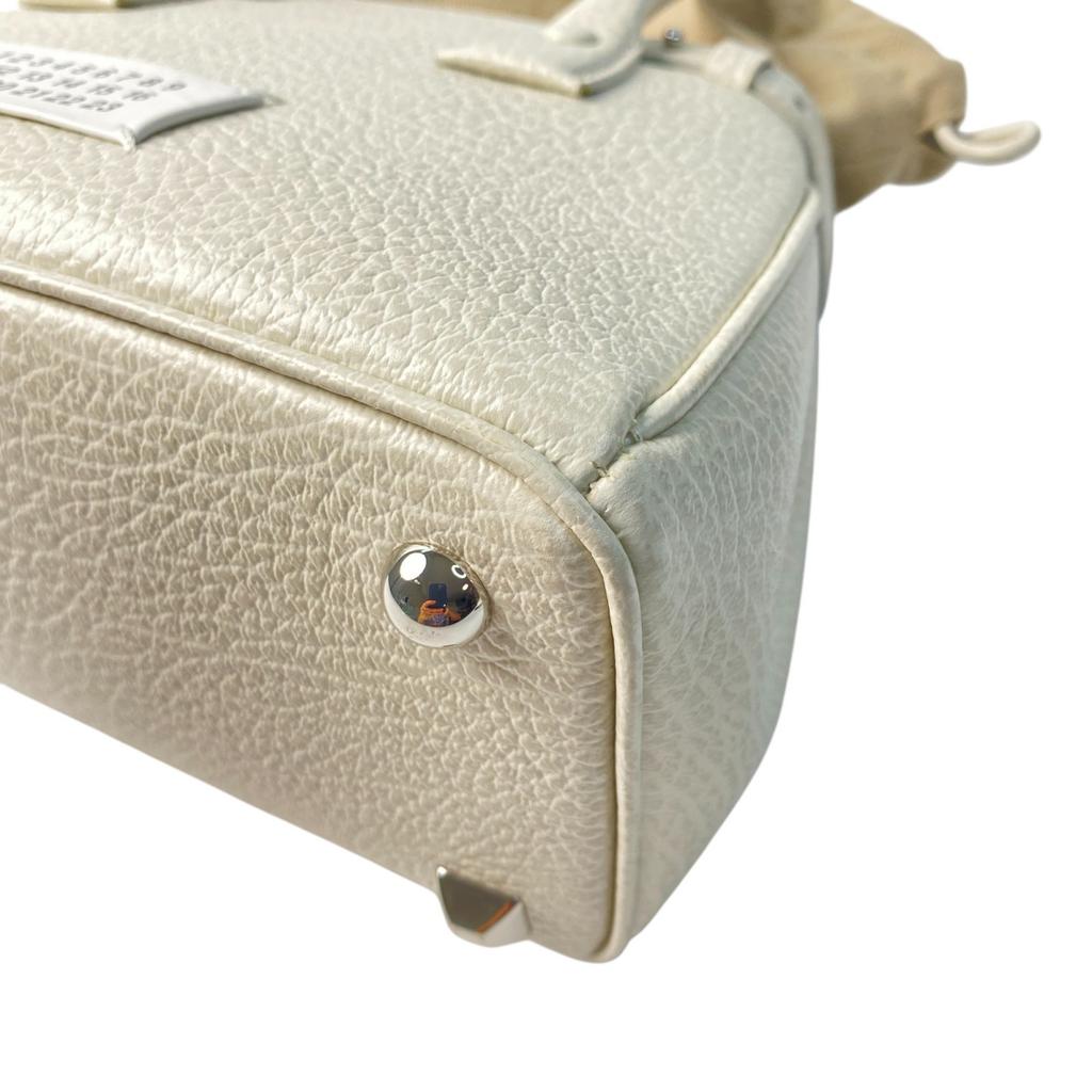 Used Maison MargielaShoulder Bag Ivory Leather Women