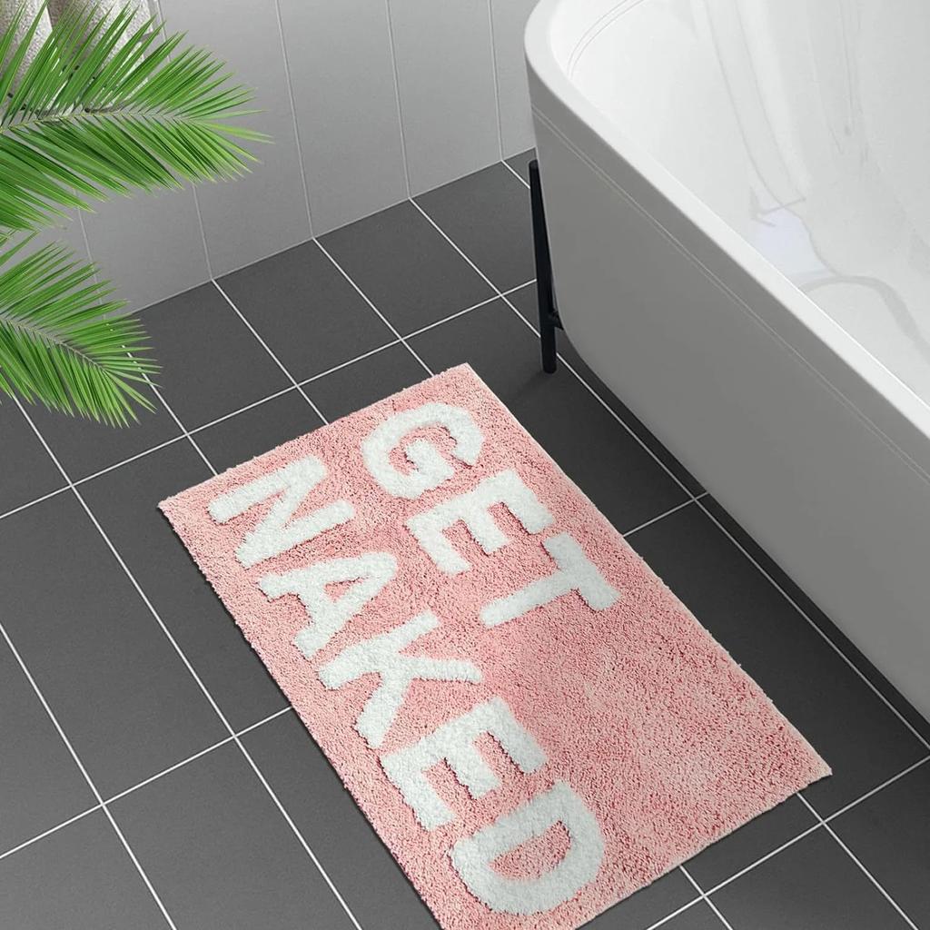 Faux Cashmere Absorbent Floor Mat Bath Door Rug Fast Dry For Entryway Bathroom Hallway In Stock Gift For Families