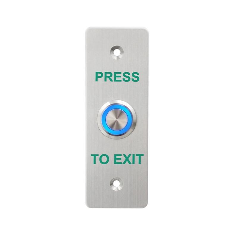 Waterproofed Stainless Steel Round Doorbells Exit Push Button For Outdoor Use In Garden Garages And High Moisture Areas