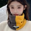 2025 Autumn/Winter Olylon Fleece-Lined Neck Gaiter: Thick, Windproof, and Coldproof Headgear for Men and Women