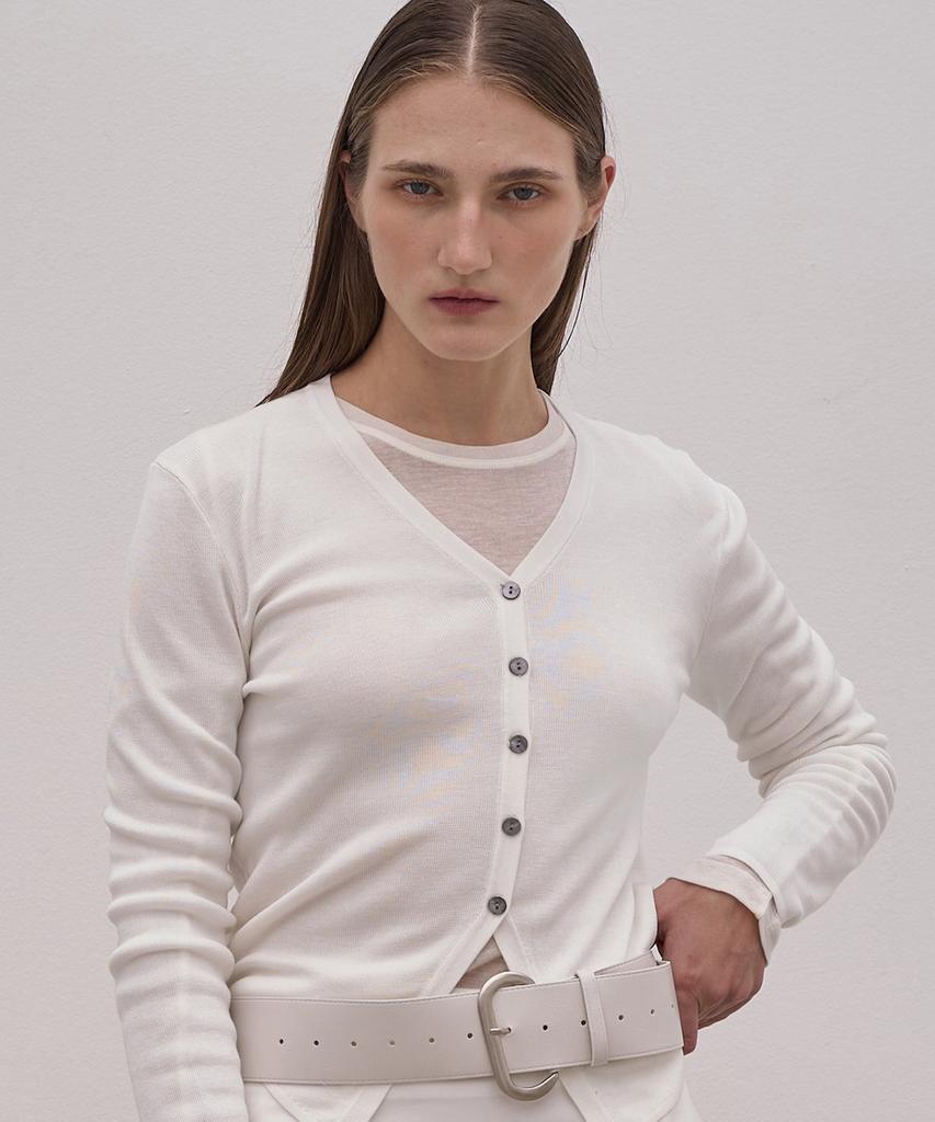 ELLIOTI V-Neck Knit Cardigan_4Color