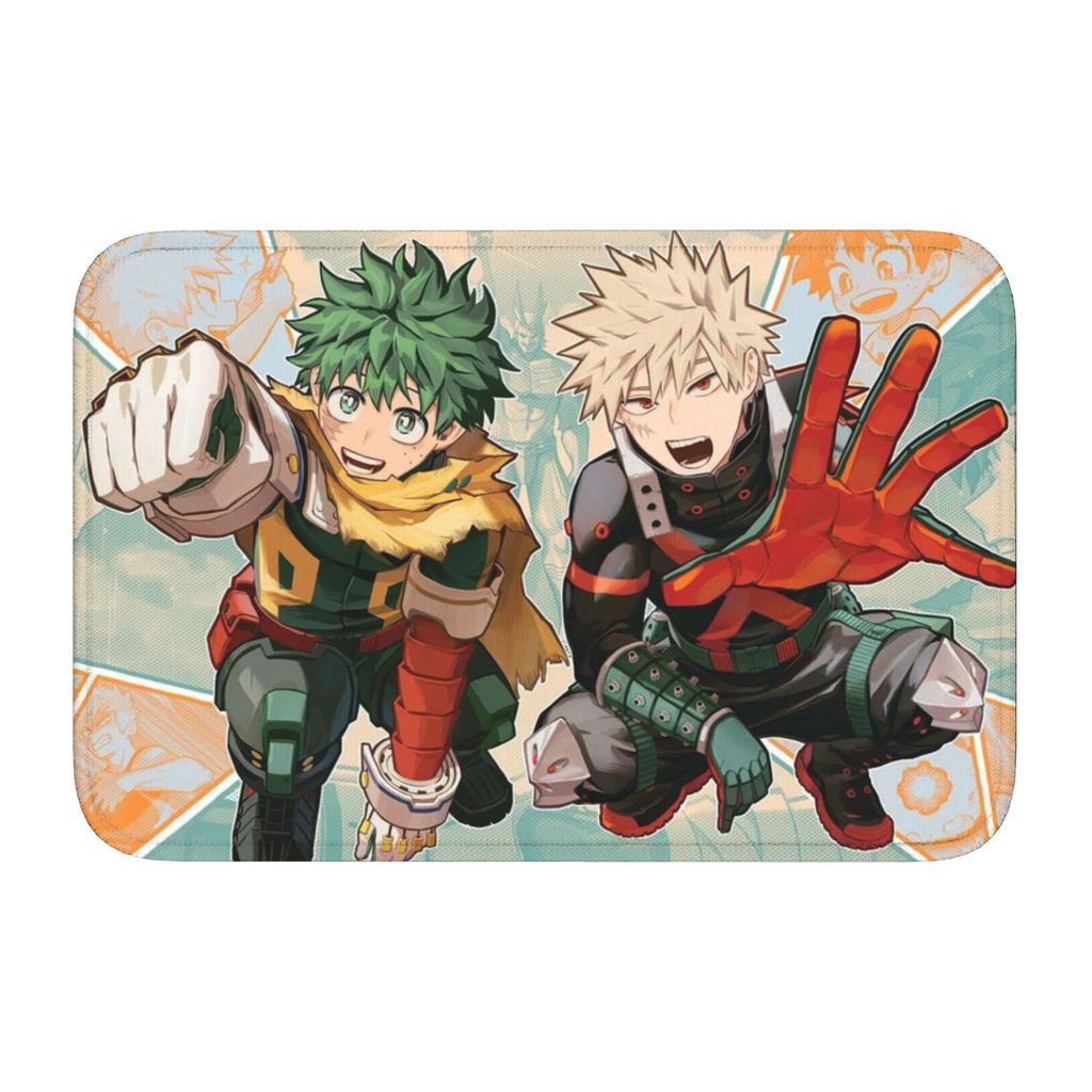 My Hero Academia Boden Tür Küche Badezimmer Matte Anti-Rutsch Innen Fußmatte Garage Wohnzimmer Eingang Teppich Fußmatte