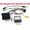 Raise Canbus PSA-RZ15 For Peugeot 206 307 301 308 408 508 2008 3008 DS3 DS6 C3-XR Citroen Elysee Android 2 Din Radio 16Pin Cable