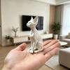 3D‑Printed Hairless Cat Figurine, Animal Sculpture Collectible, Ornament for Desk, Bookshelf and Living‑Room Shelf, Home Decor G