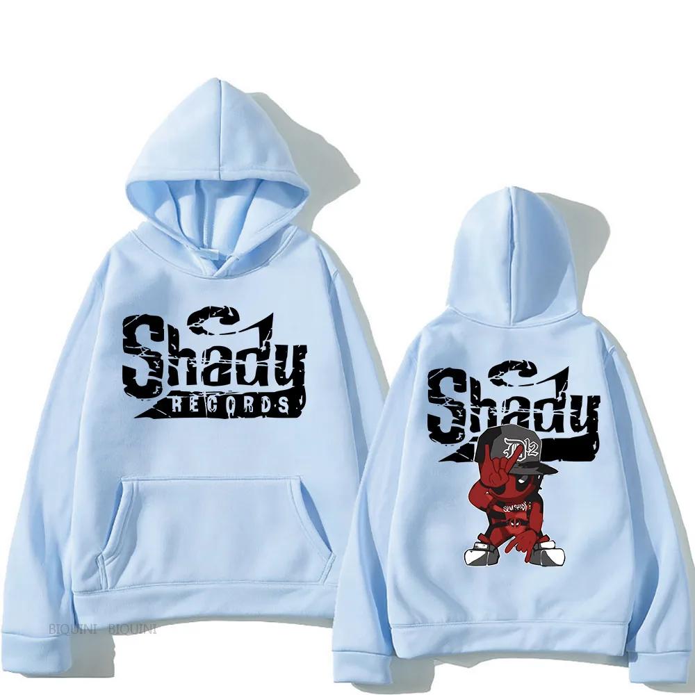 Houdini Album Printed Hoodies Eminem Shady Records Sweatshirts Streetwear Long Sleeve Casual Hip Hop Men Women Clothing