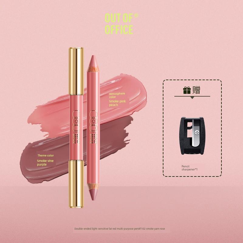 Out of Office Dual-Ended Blush Multi-Use Stick Ooo Dual-Ended Contouring Matte Highlighter Expansion and Contraction Color for Women
