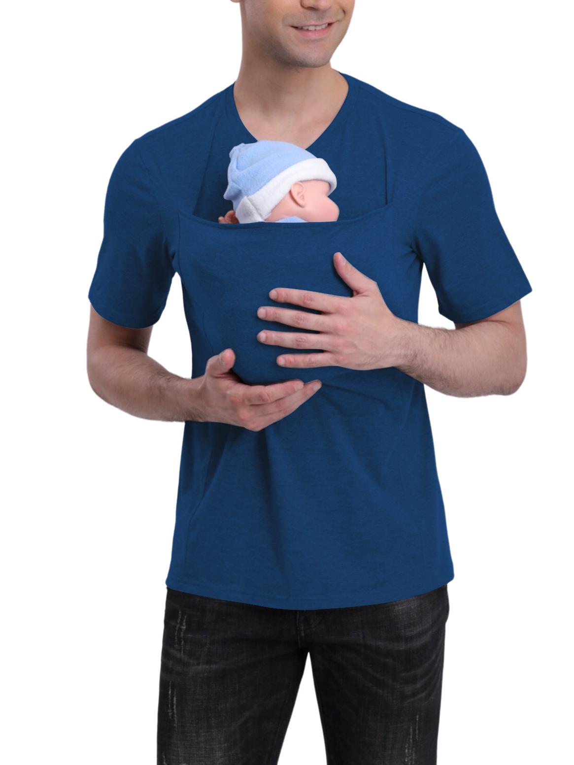 

Высококачественная многофункциональная успокаивающая футболка-жилет кенгуру для пап и мам L