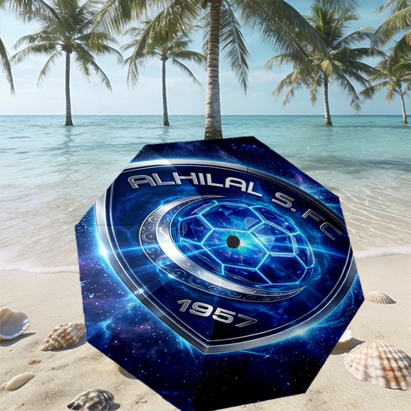 football club F.C Print Umbrella Automatic Opening/ Closing - Portable Foldable Design - Daily use for Travel/Outdoor - Gift for Birthday